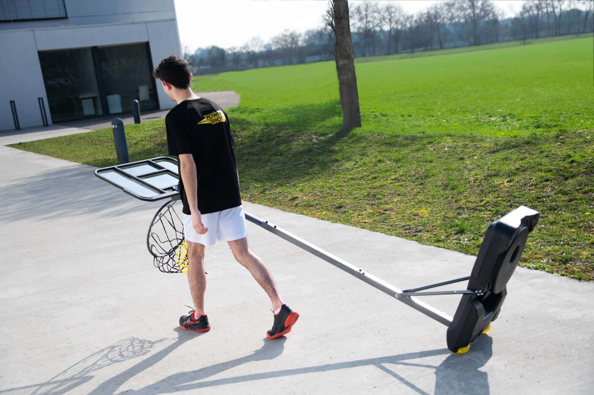 Adjustable basketball hoop (For kids) - 1.5m to 2.1m with ball Powershot