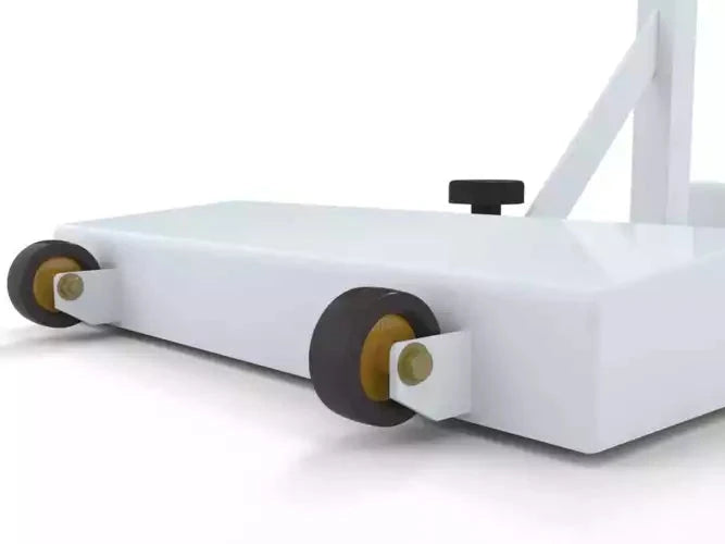 Professional mobile badminton posts height adjustable from 1.39m to 1.55m with wheels
