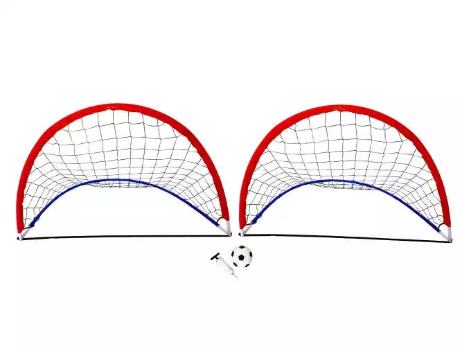 Hockey/floorball kit with sticks, 5 balls and goals - 110cm x 80cm - 12 sticks
