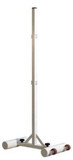 Badminton centre post with 2 weights