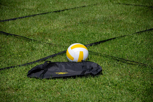 Kit for complete volleyball set with ball and carry bag Powershot