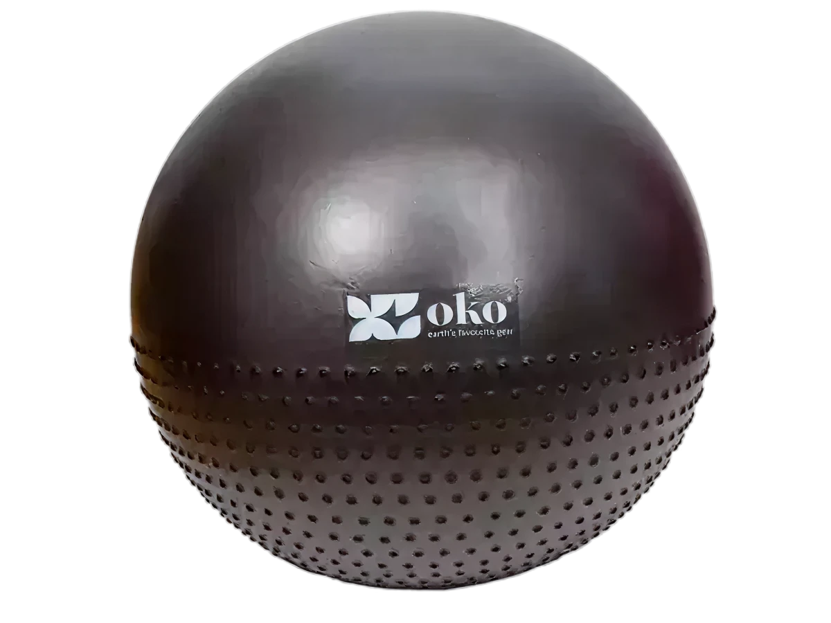 Gym ball grey - diameter 65cm with pump