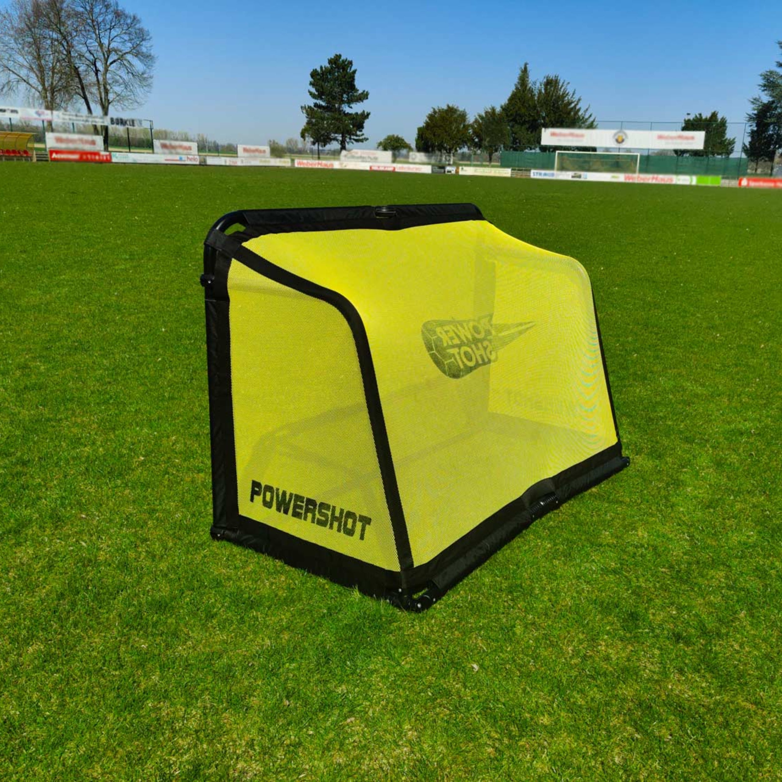 Aluminium football goal foldable - 1.4m x 1m Powershot