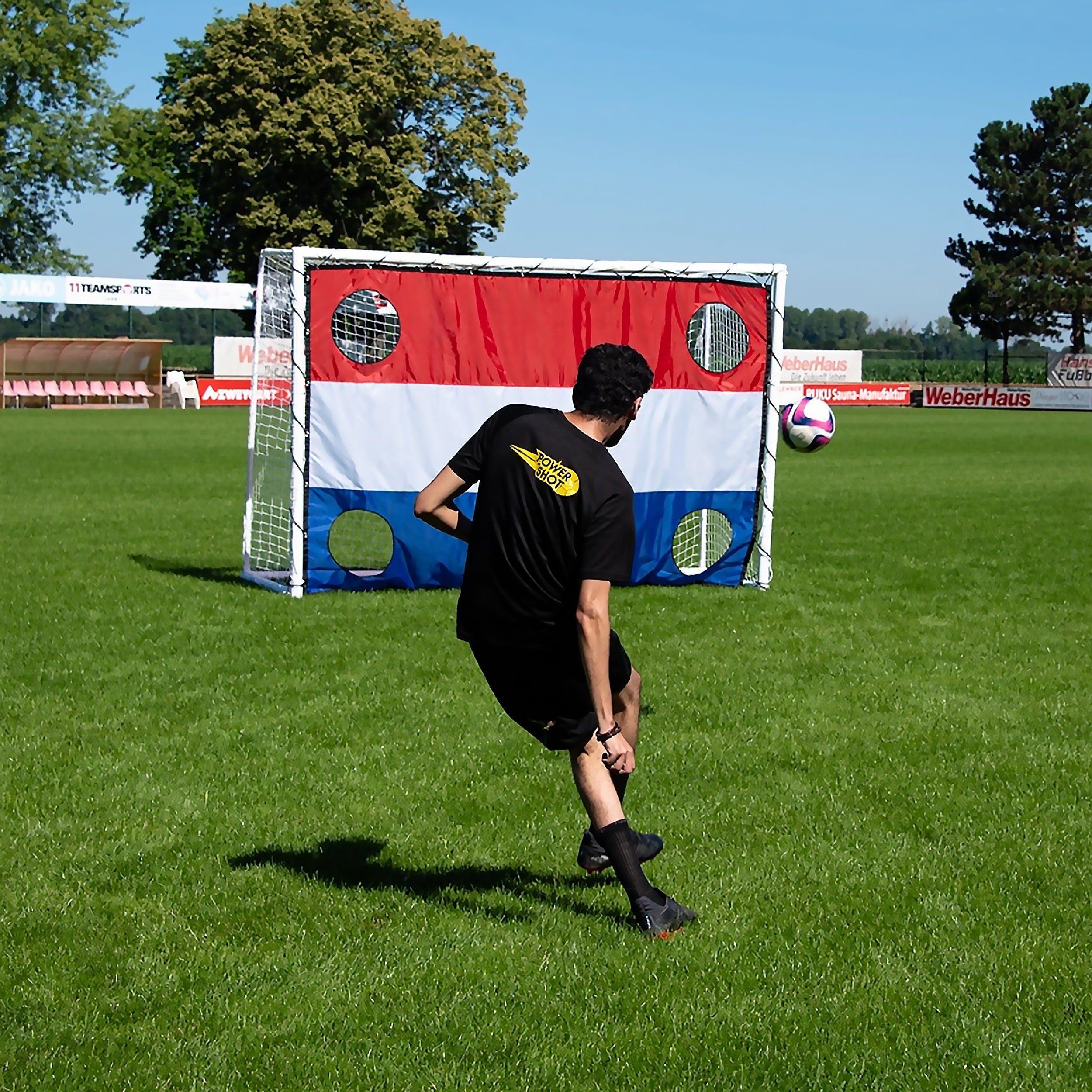 Stadium Football Goal with Shooting wall - 3m x 2m Powershot