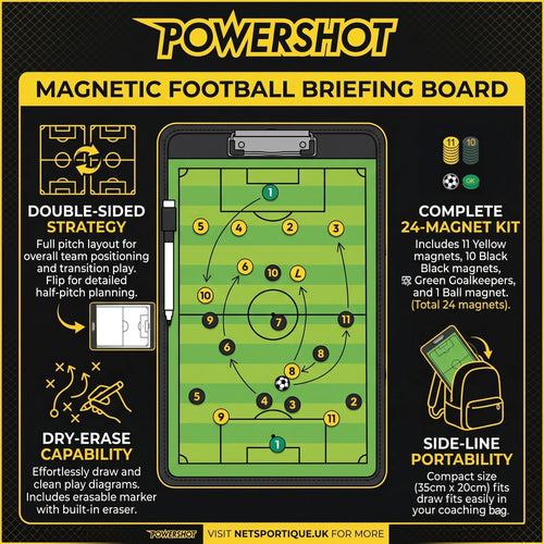 Magnetic tactical football sign - 35cm x 20cm