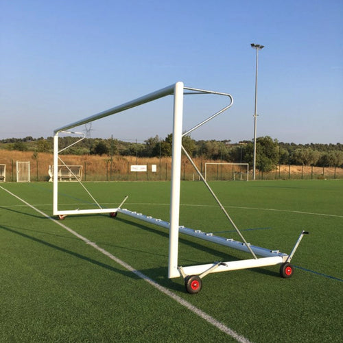 Self ballasted transportable 8 a side football goal - 6m x 2.10m Powershot