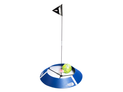 Foot golf target kit with lighted target Powershot