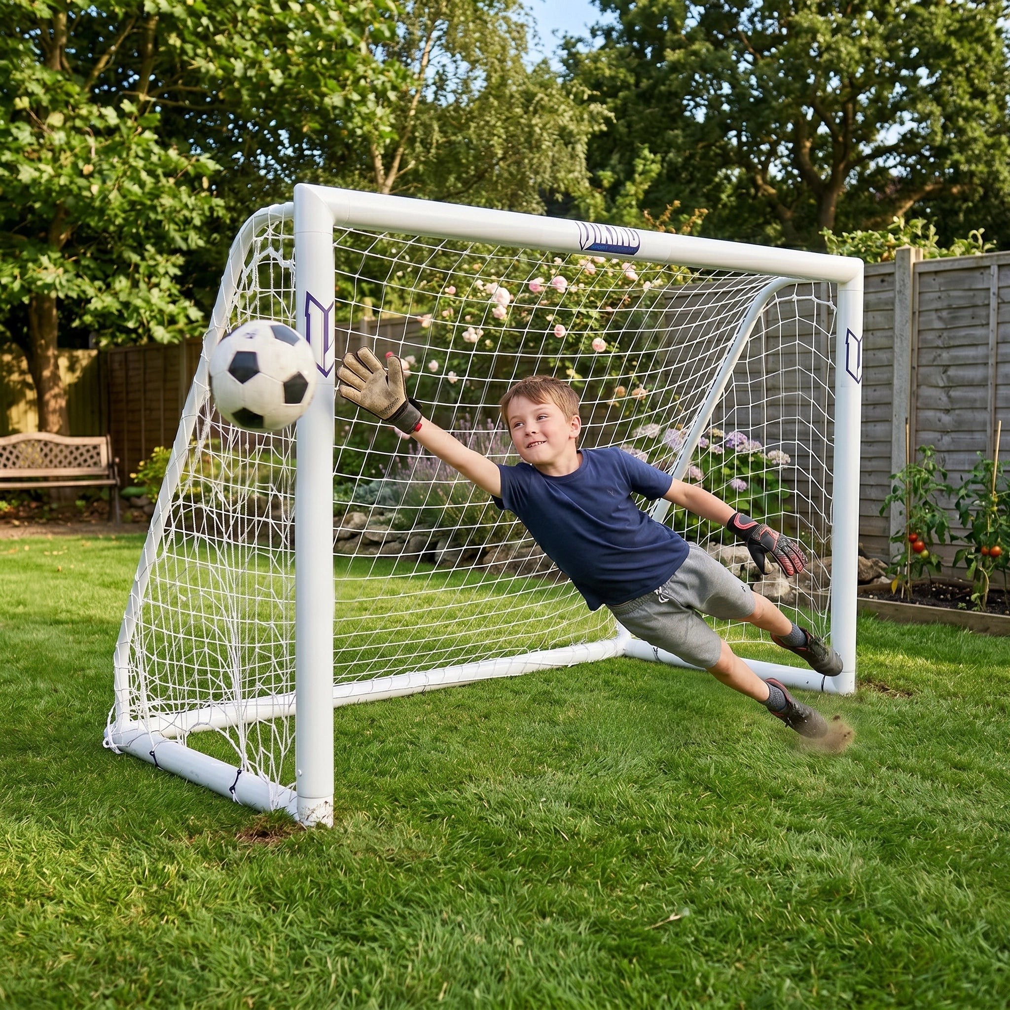 Professional Garden Football Goal – 1.8m x 1.2m VIKING