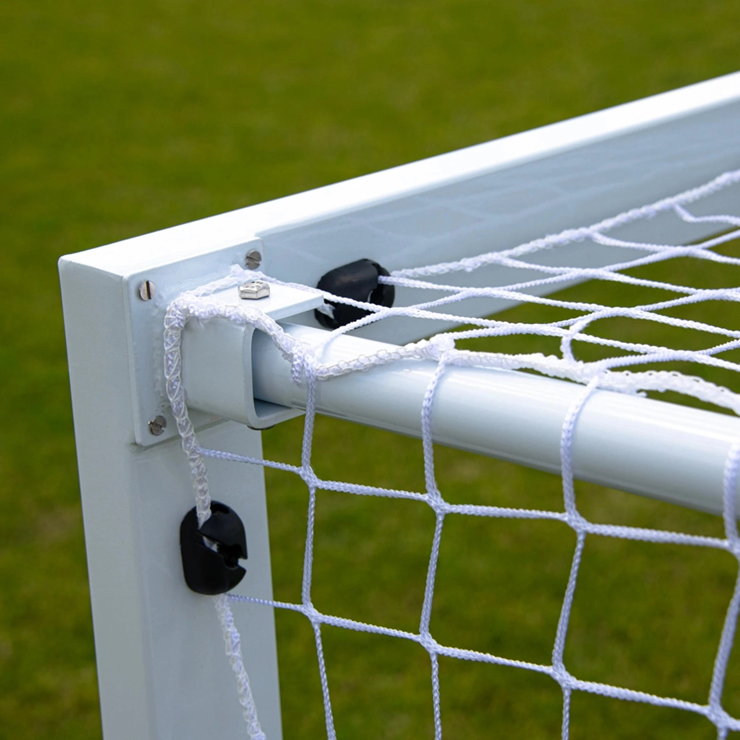 Mini aluminium football goal - 2m x 1.2m with ballast bags Powershot