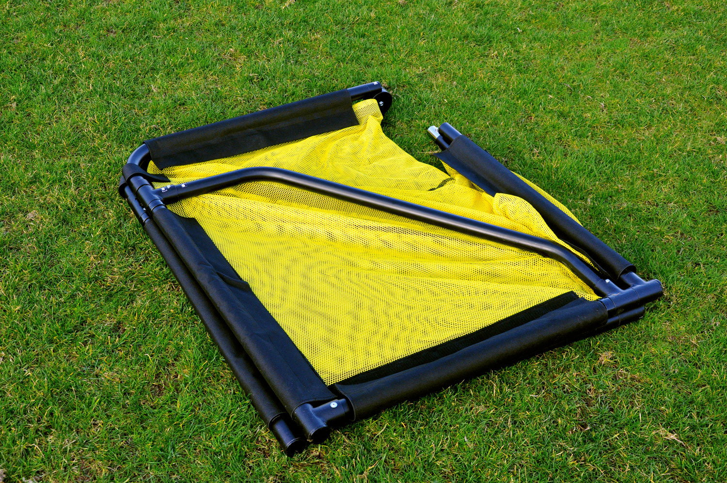 Folding aluminium mini football goal - 1.5m x 1m