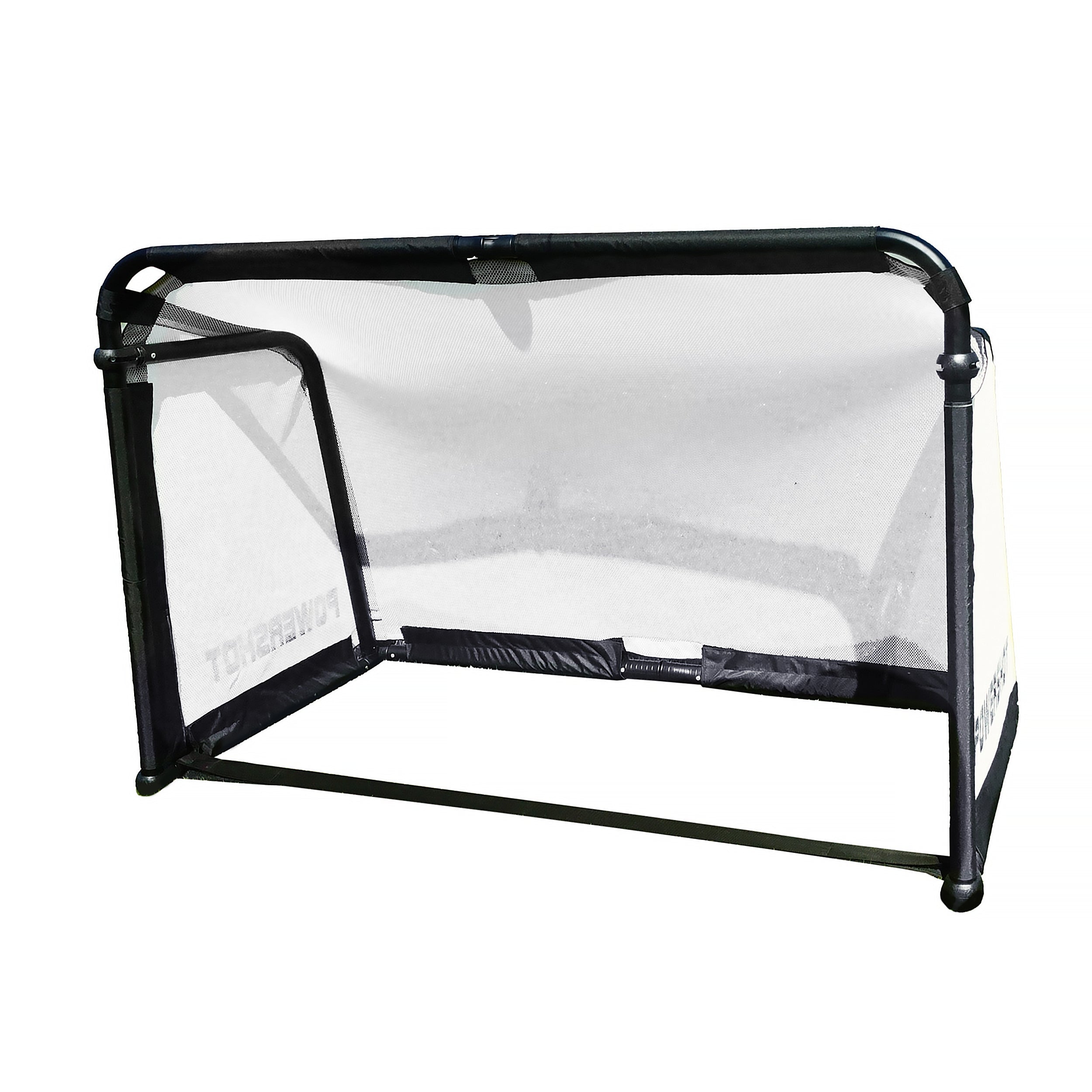 White folding football goal - 1.5m x 1m Powershot