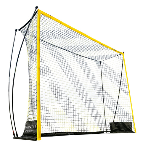 QuickFire Self-weighted goal - 2.4m x 1.8m - black and yellow