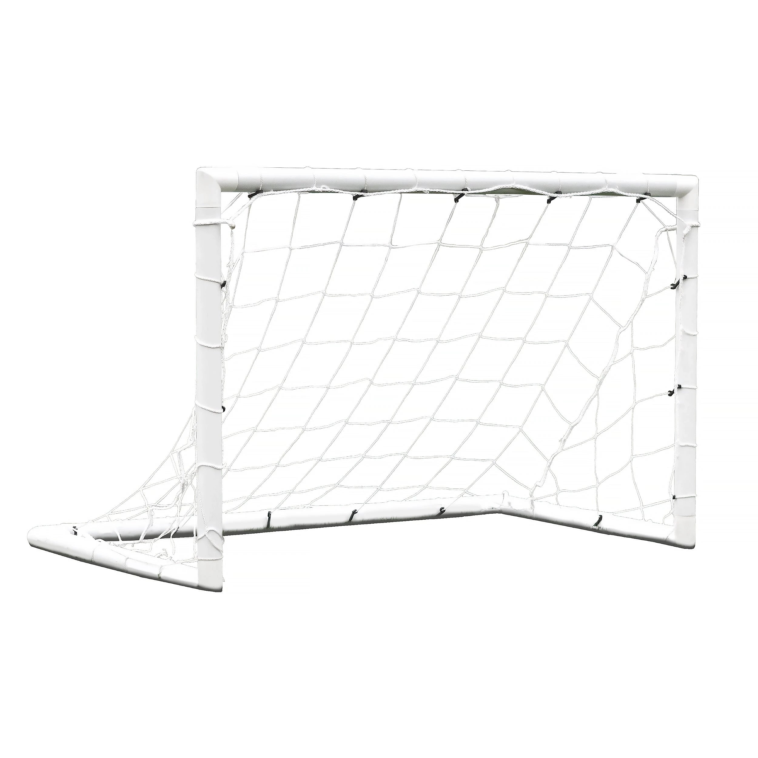 Football goal - 1.2m x 0.8m - uPVC white Powershot