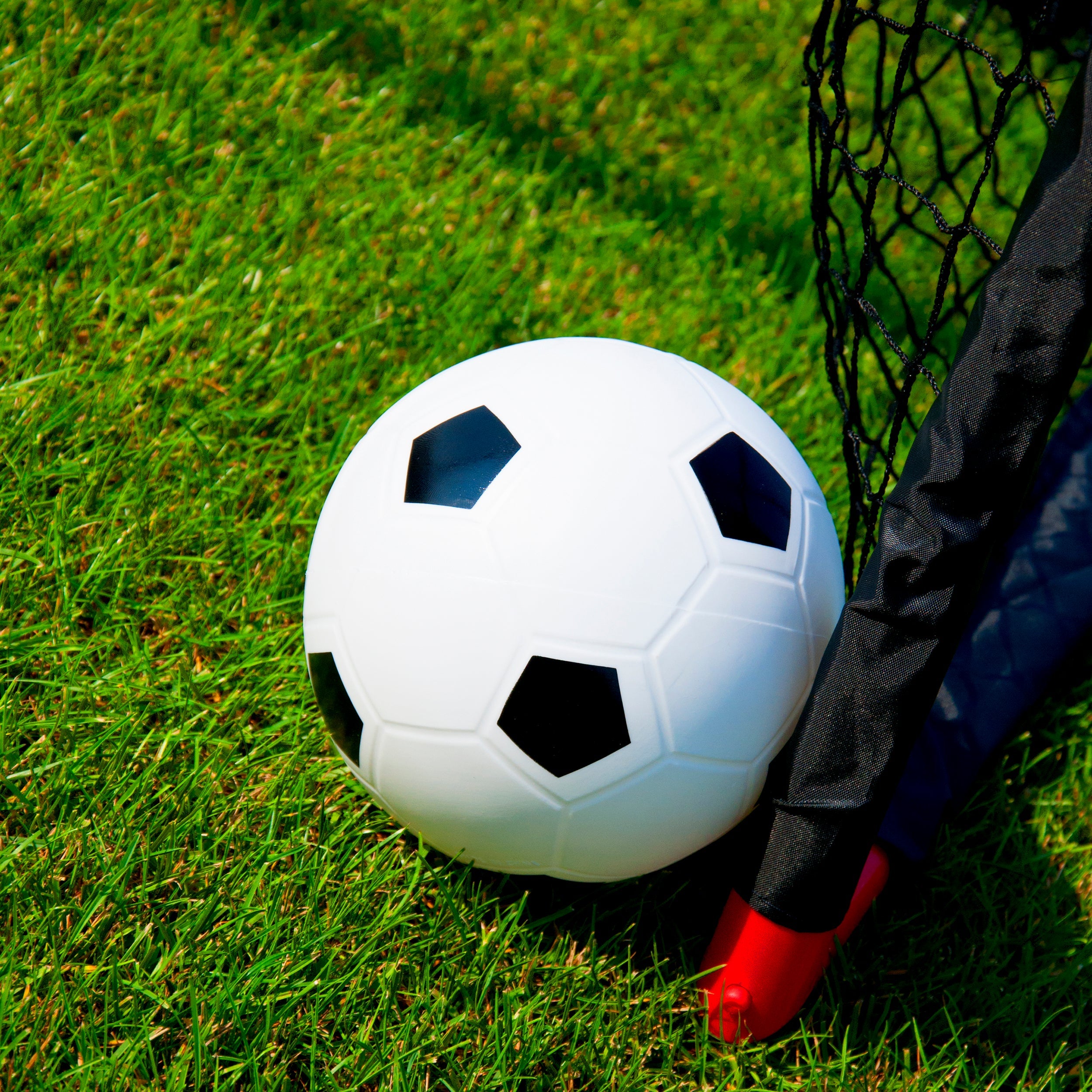 Foldable football goal - 90cm x 60cm - free ball Netsportique