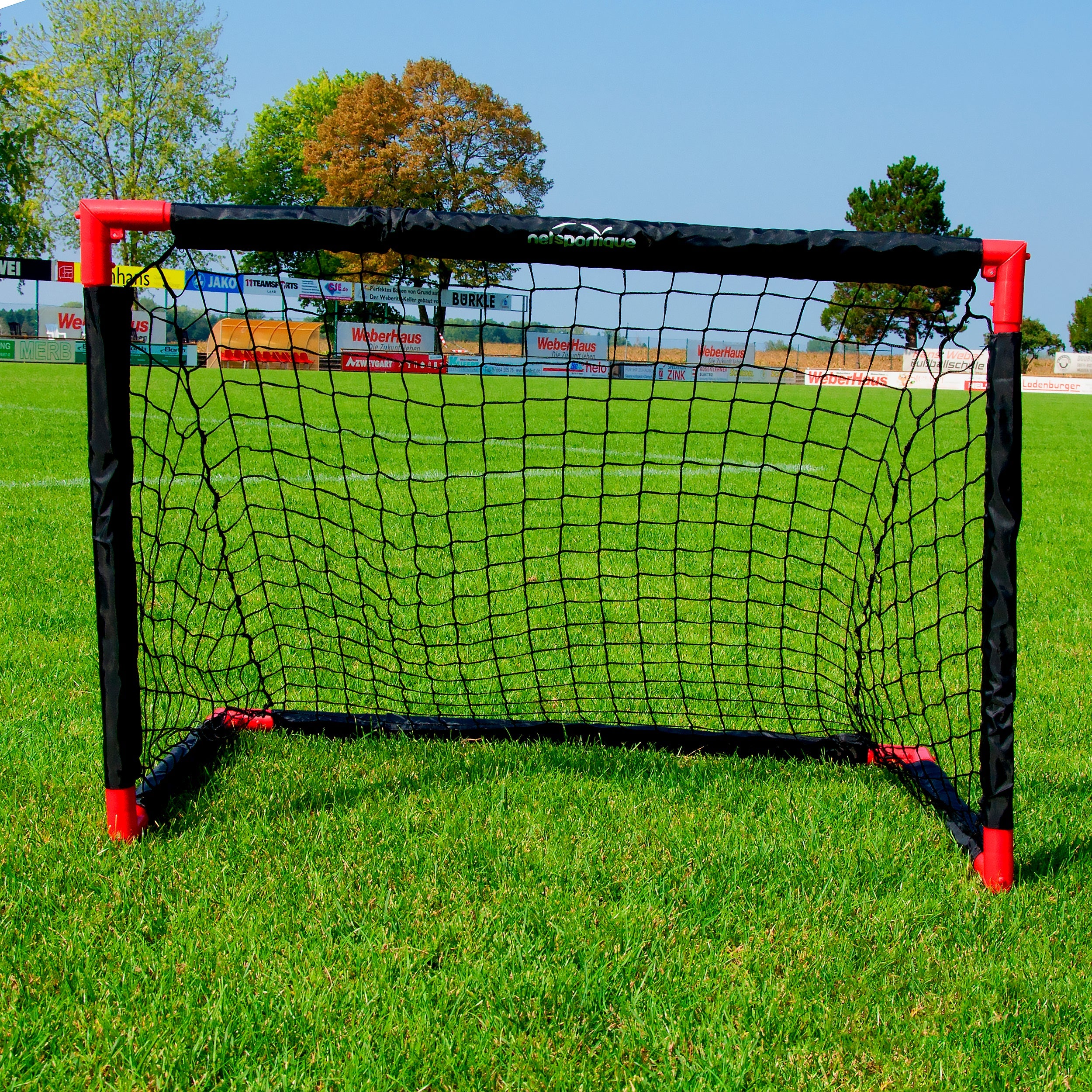 Foldable football goal - 90cm x 60cm - free ball Netsportique