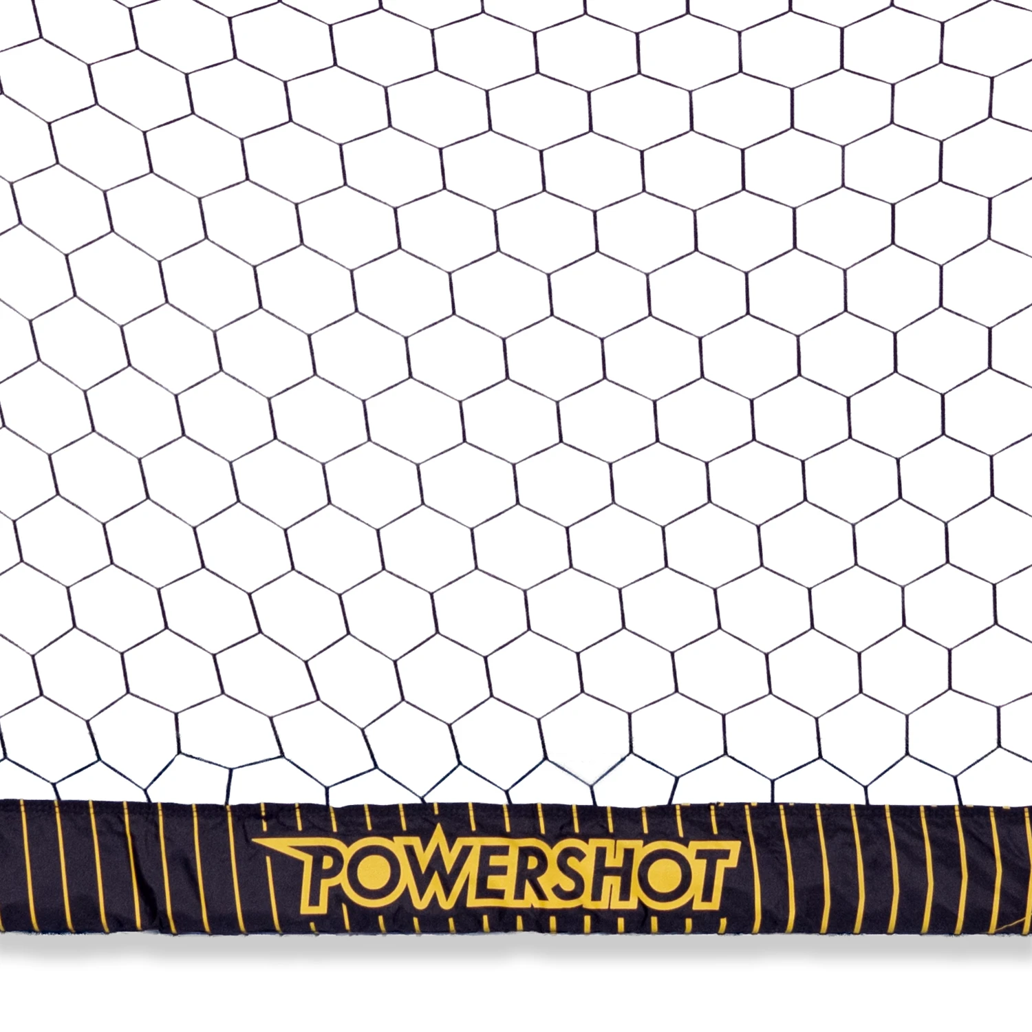 Black steel football goal - 3m x 2m Powershot