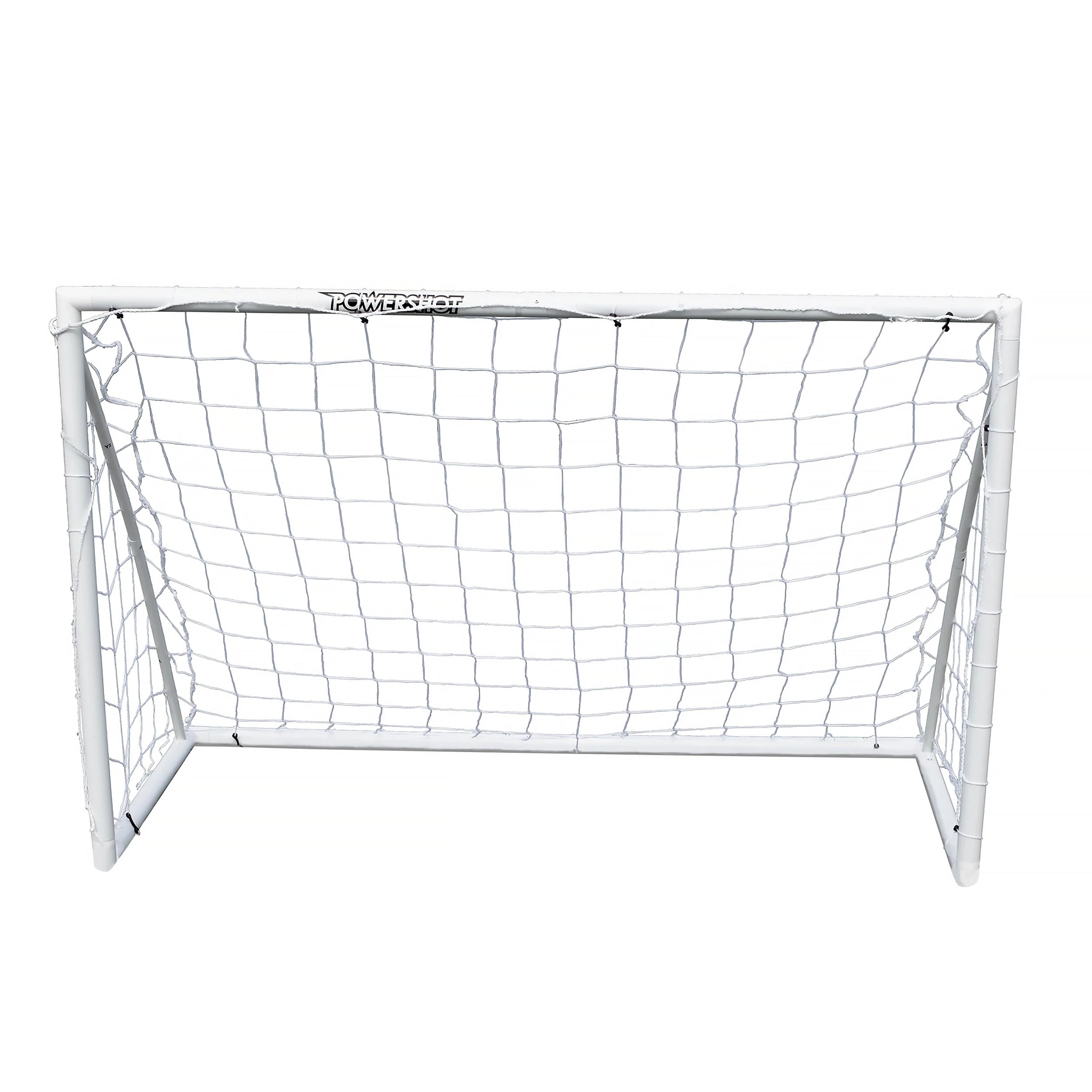 Football goal - 1.8m x 1.2m uPVC white Powershot