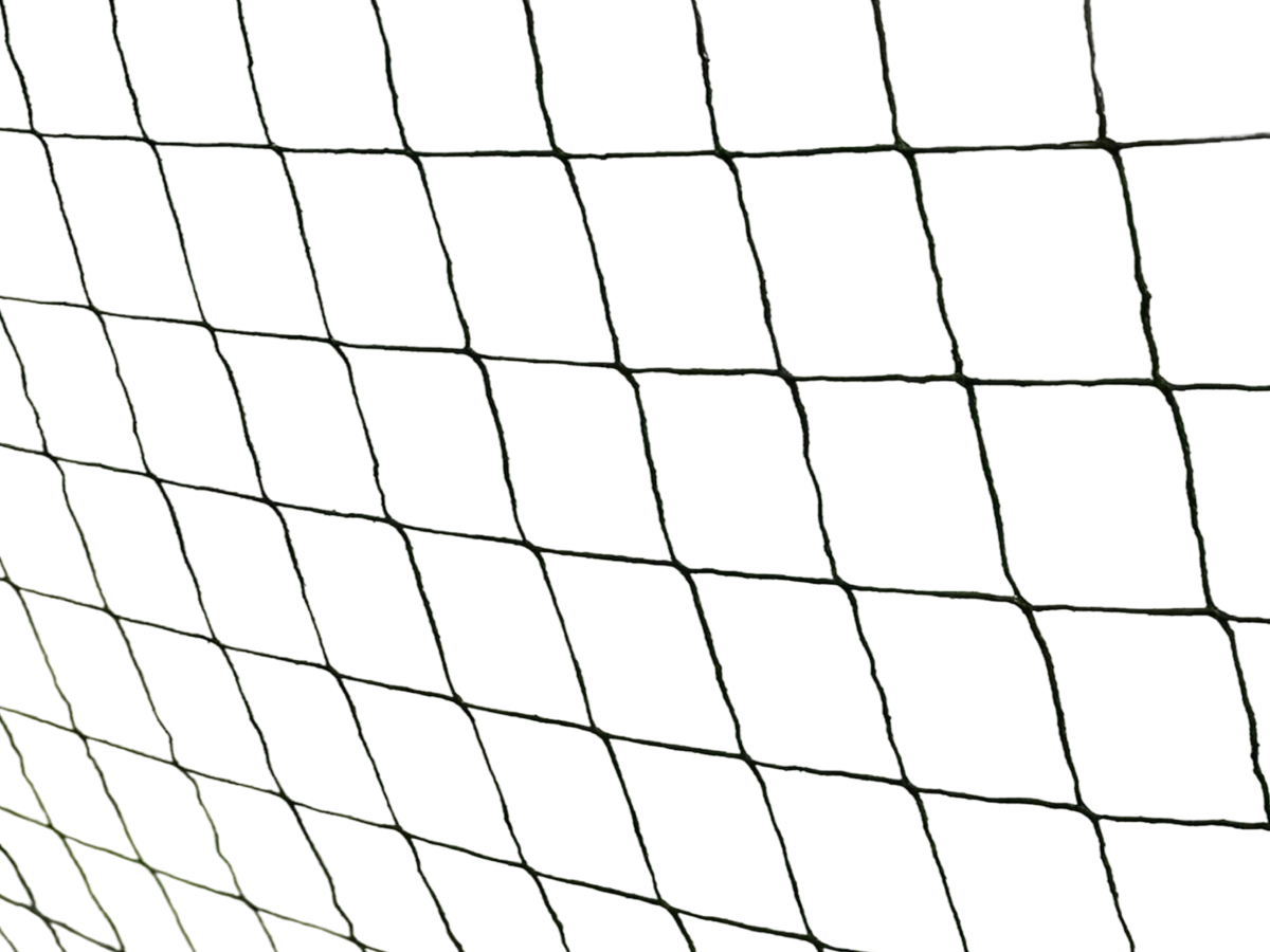 Football net - 6m x 2.1m x 0.8m x 1.6m - 3mm