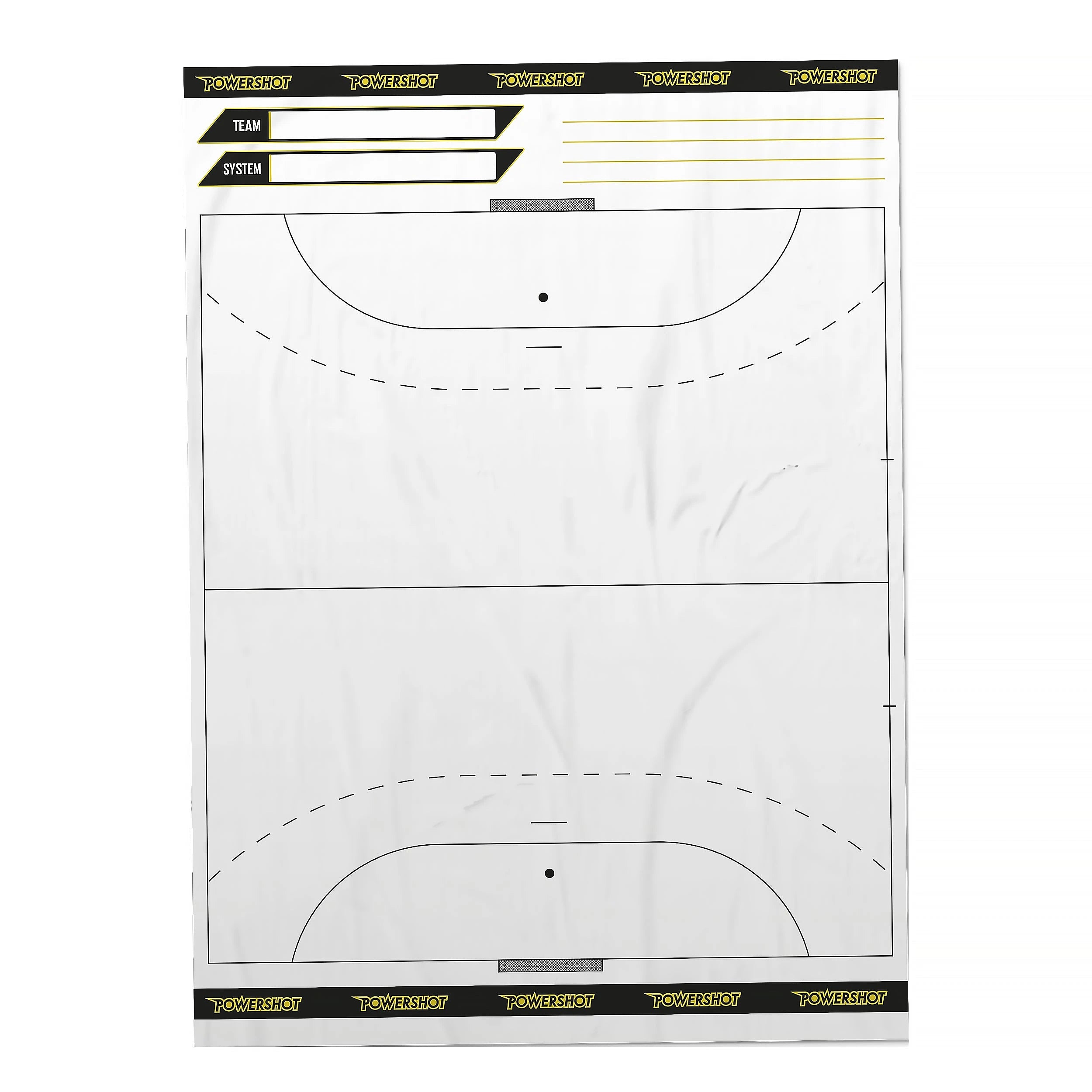 Handball tactical sheet roll full court