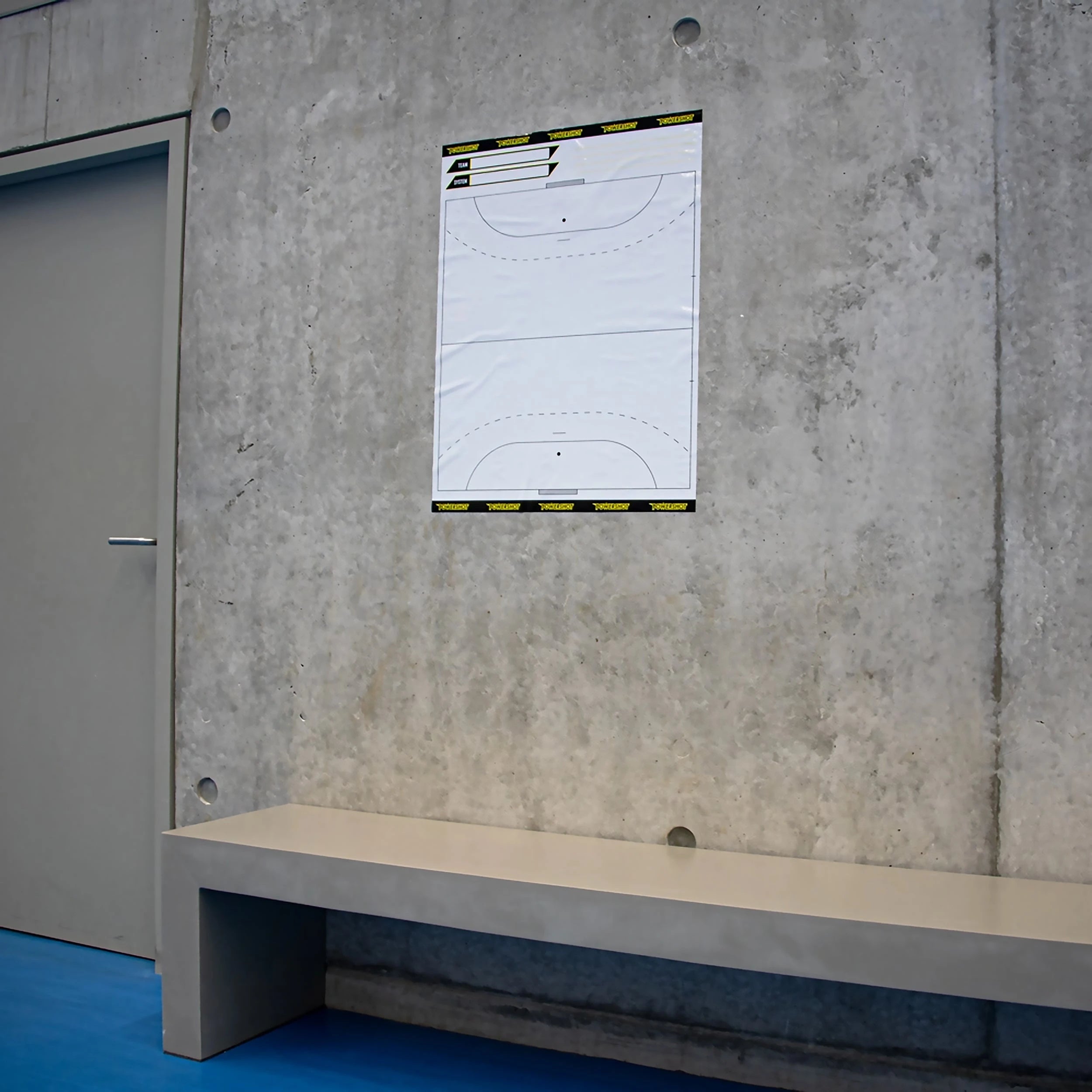Handball tactical sheet roll full court