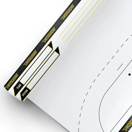 Handball tactical sheet roll full court