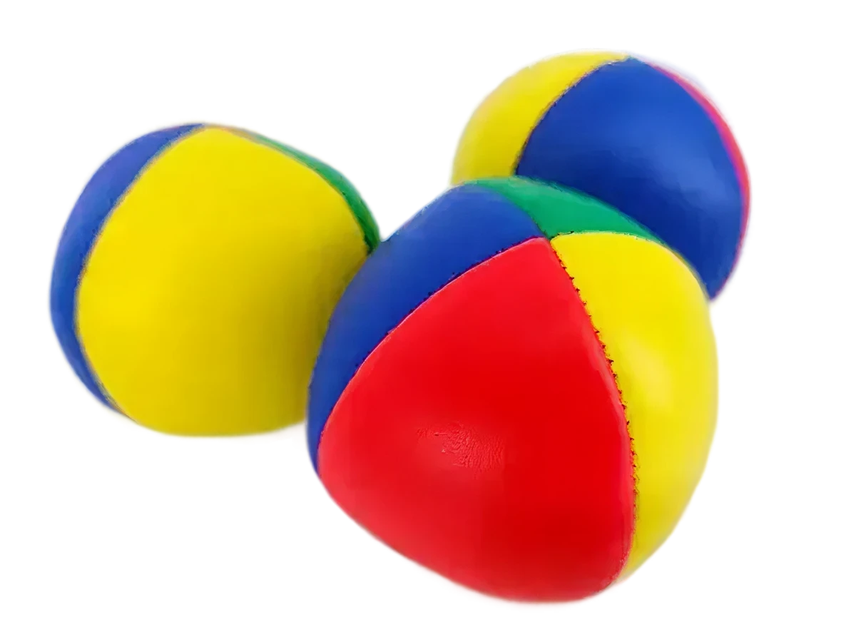 Set of 3 juggling balls - 77mm