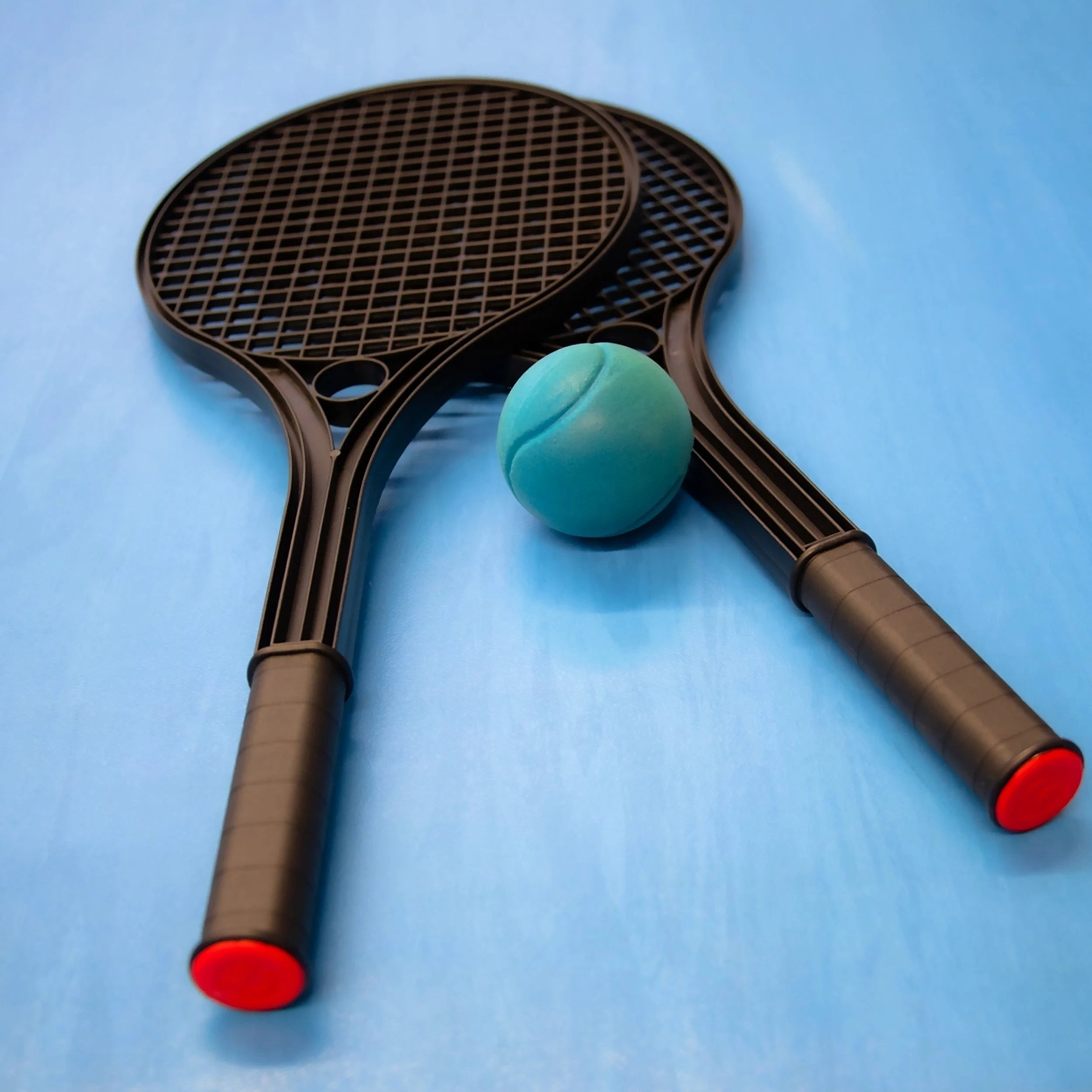 Children's tennis set with 54cm rackets and carry net Powershot