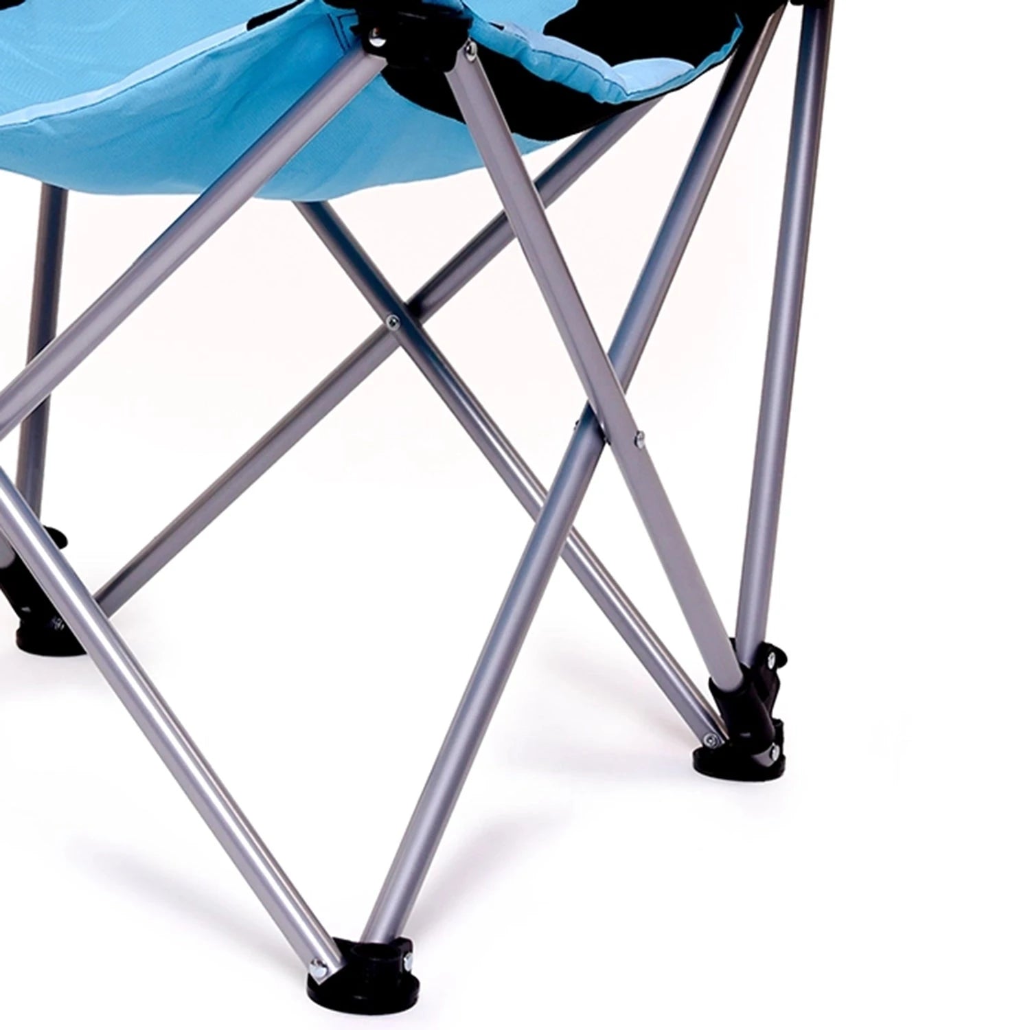 Padded camping chair with cup holder and carry bag Powershot