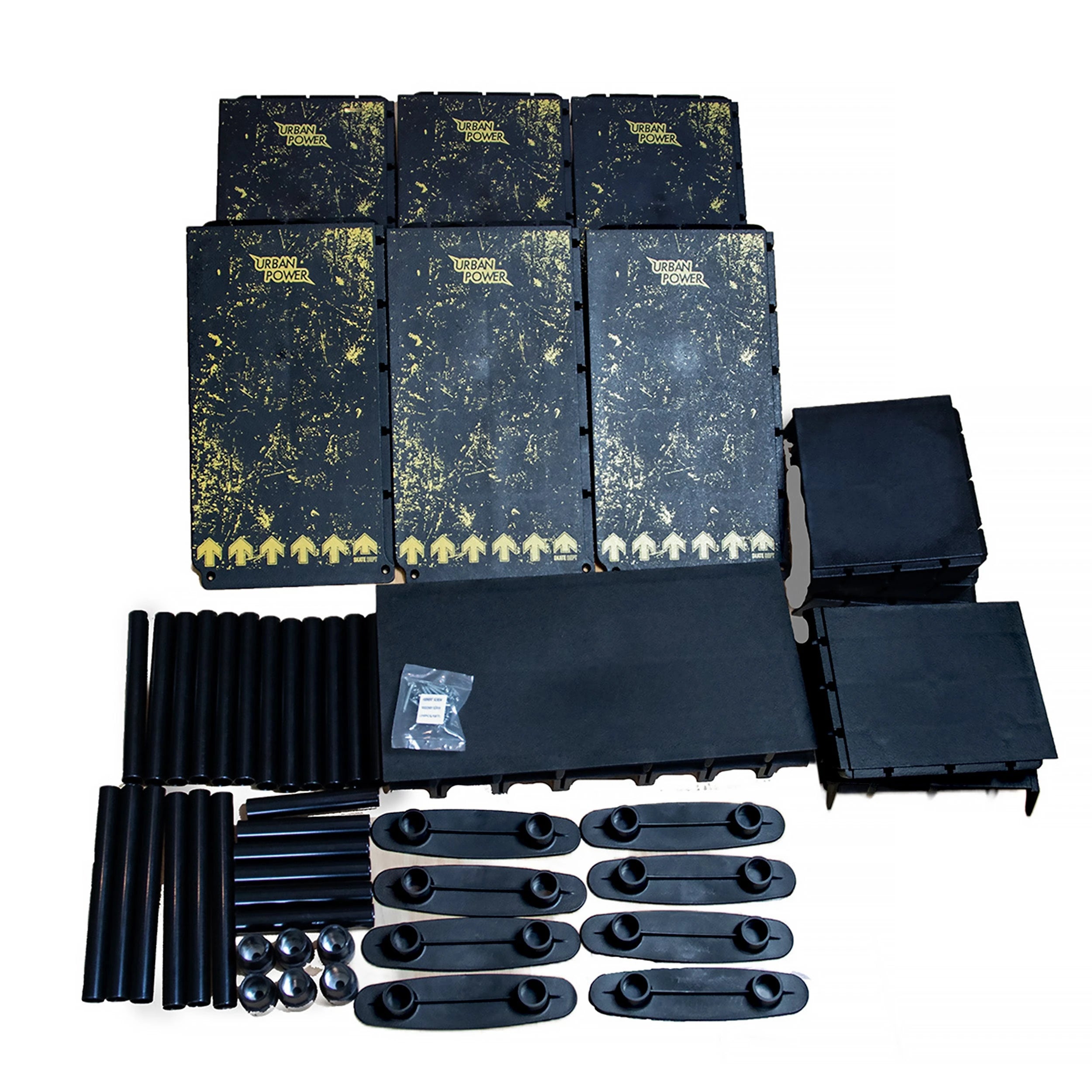 Set of modular skateboard ramps 13 configurations Powershot