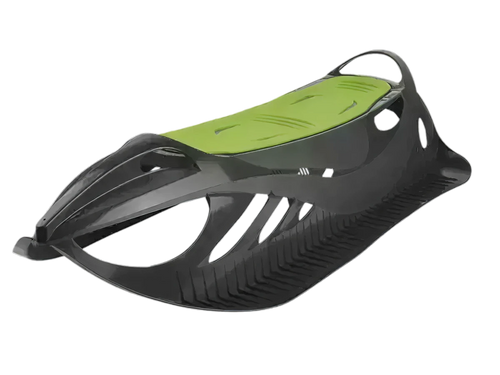 Snow Glider Futuristic Steerable Sled with Steering Wheel Powershot