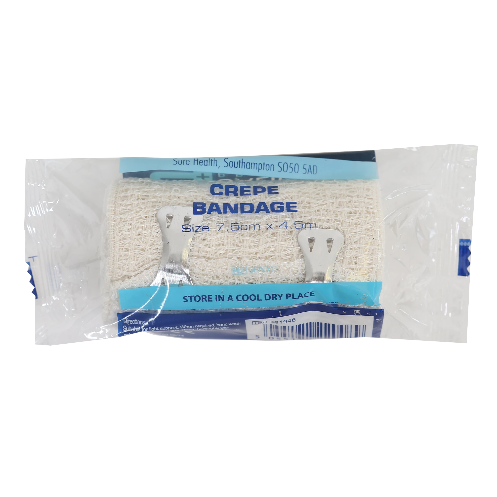 Crepe bandage - 7.5cm x 450cm