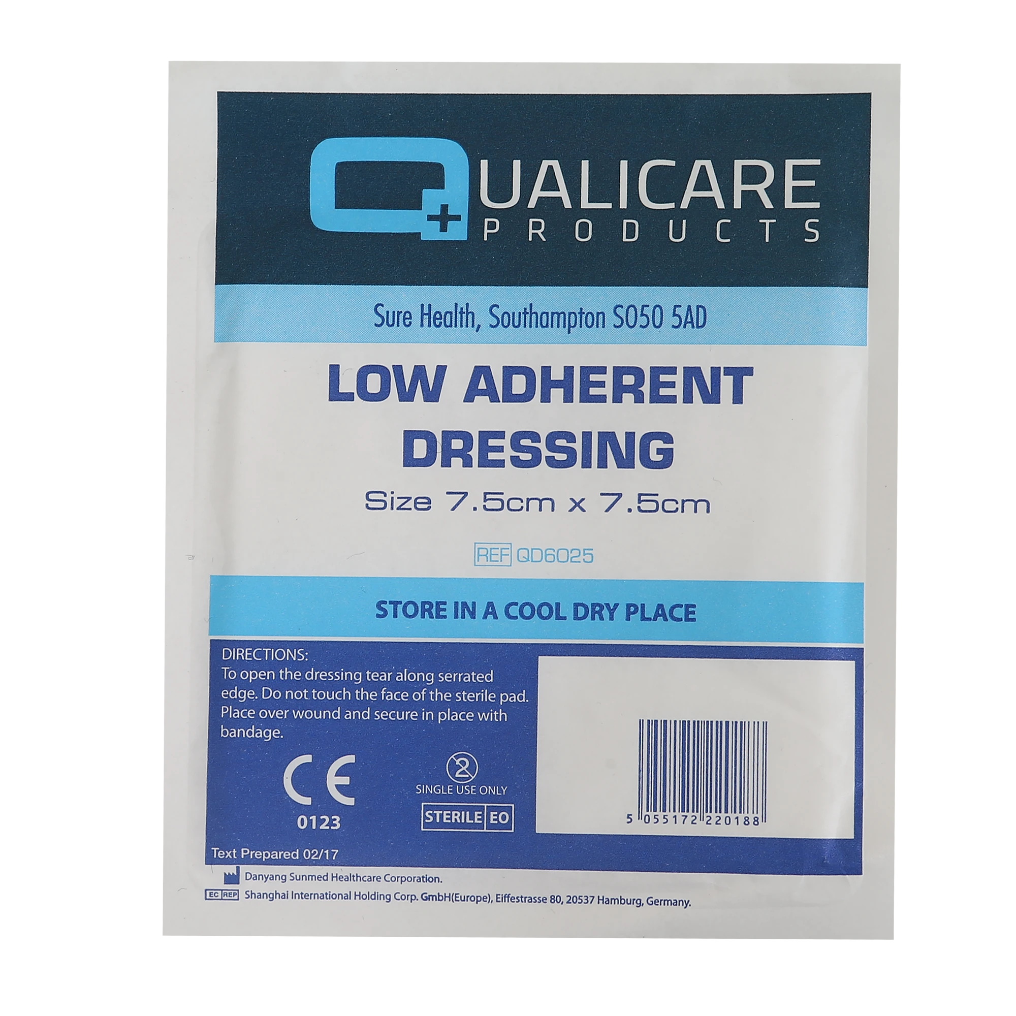 Low adherent dressing - 10cm x 10cm