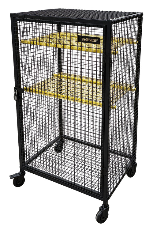 High bay storage cage - 1500mm x 800mm x 600mm with padlock