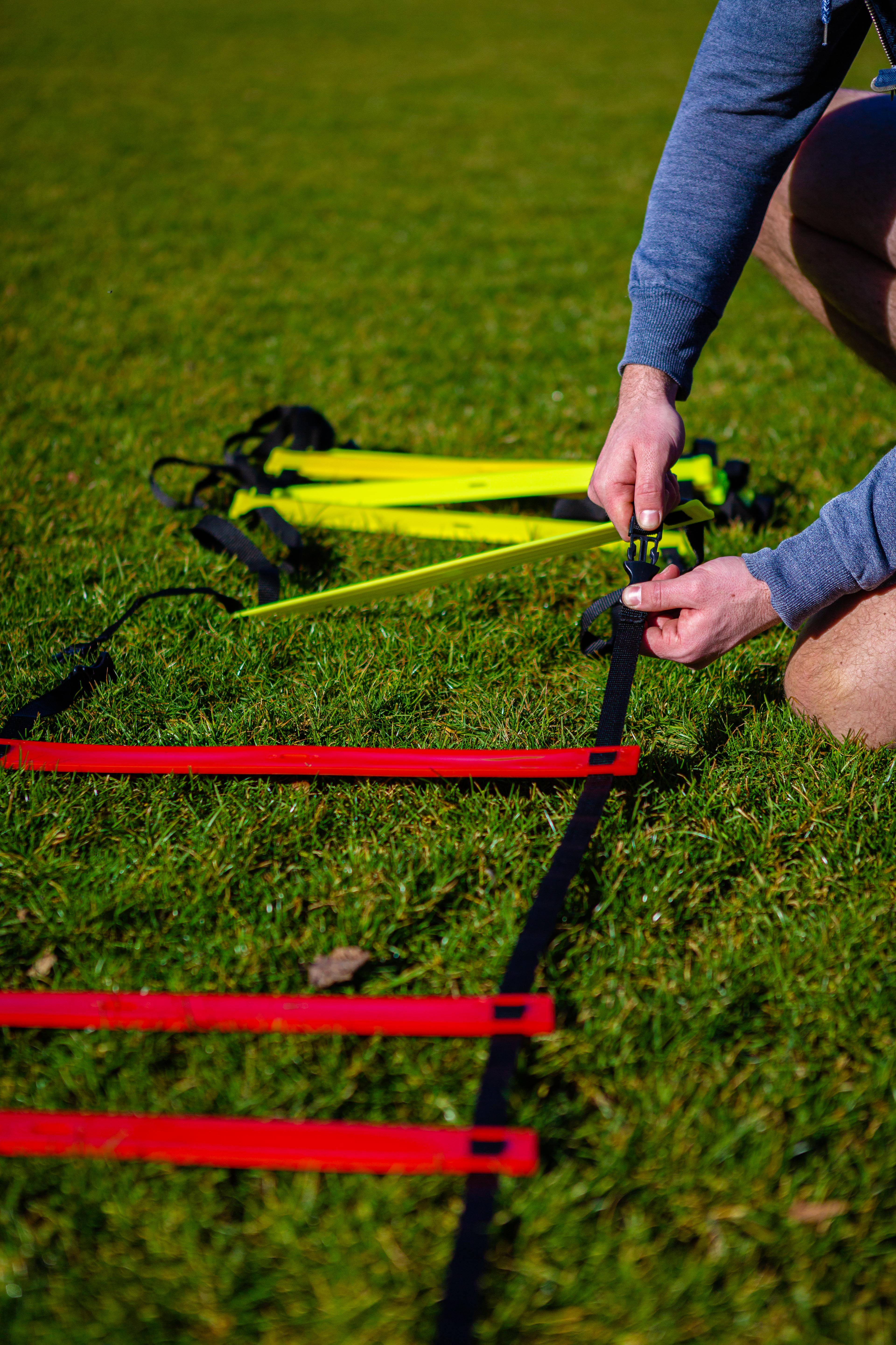 Adjustable agility ladder 4m with carry bag