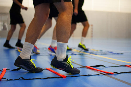 Combinable agility ladders with carry bag