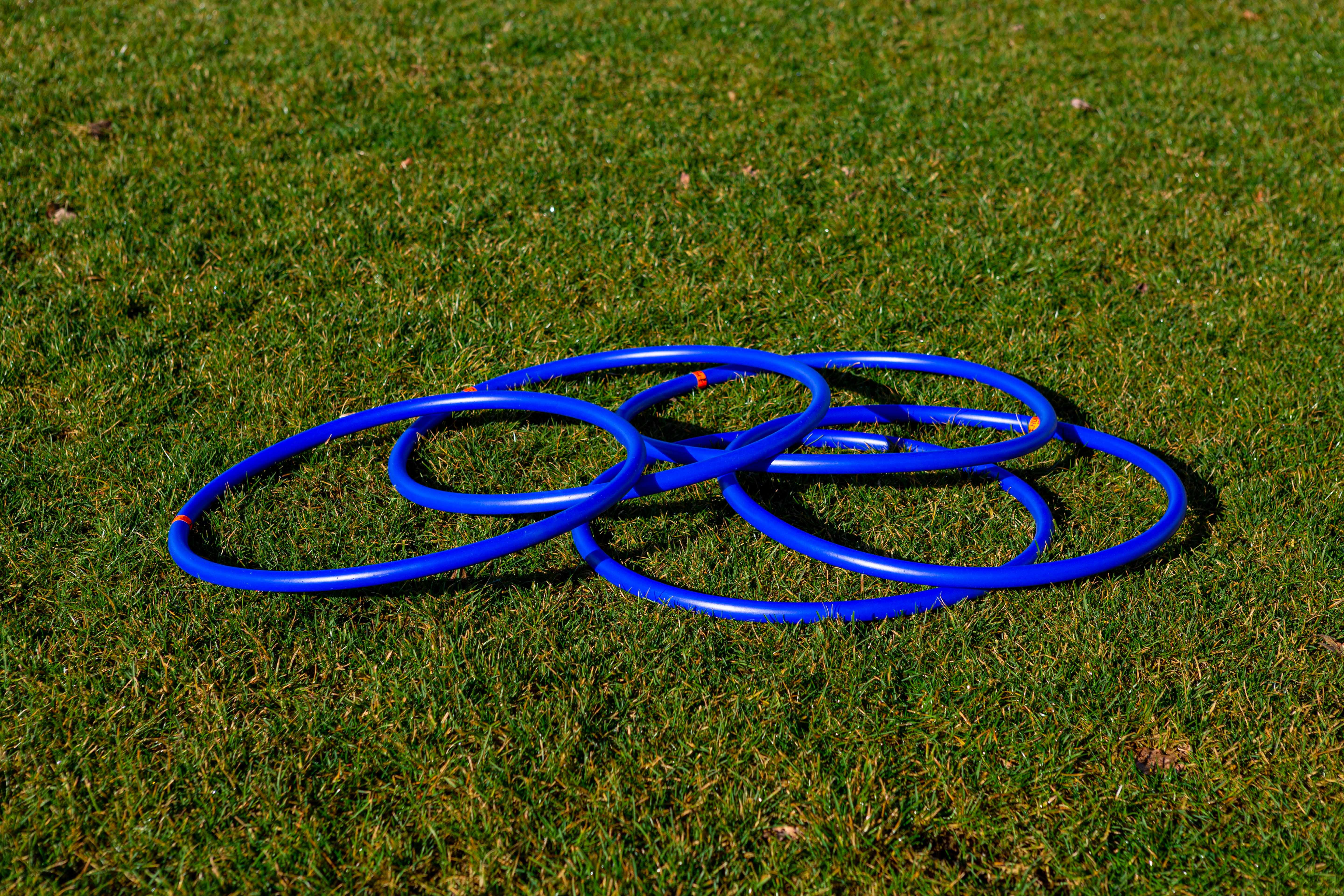 Set of 5 round coordination hoops diameter - 76cm