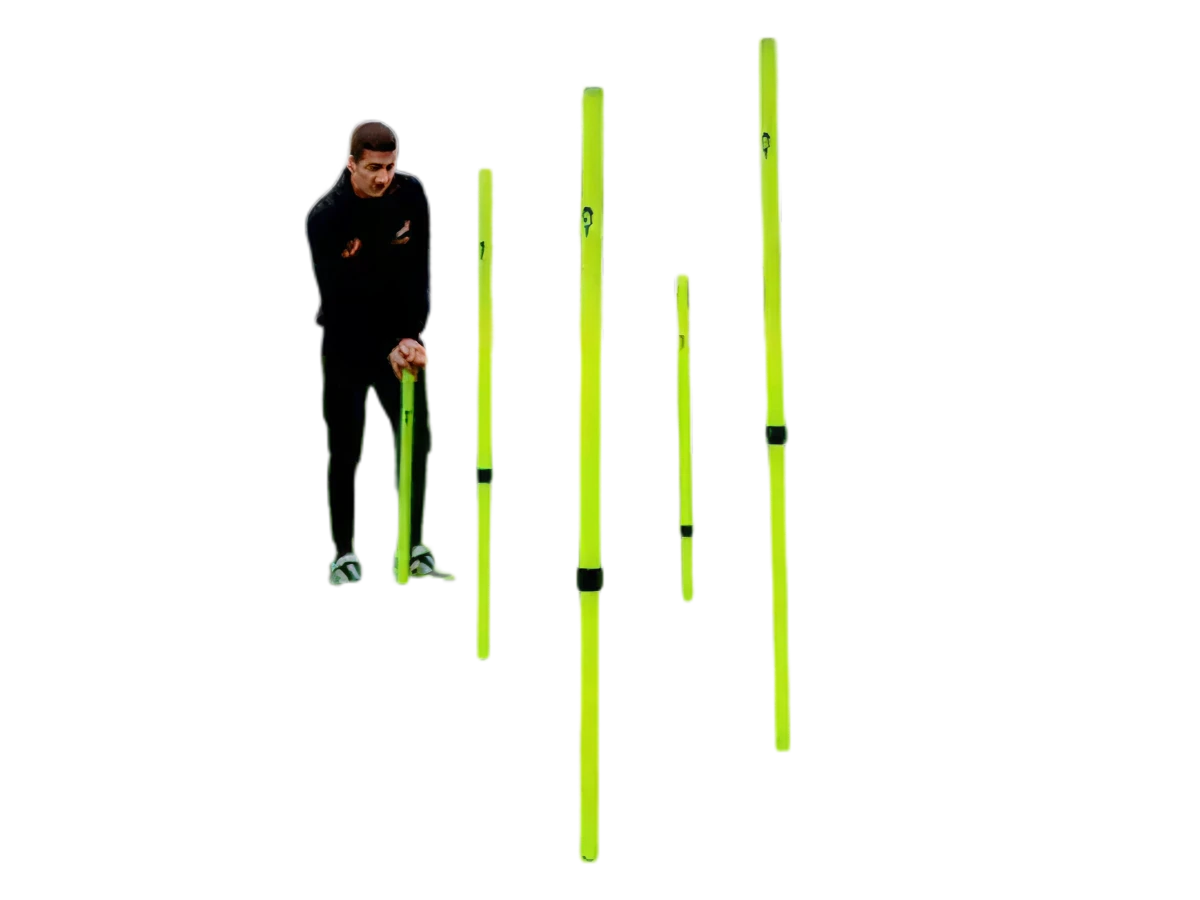 Adjustable slalom pole