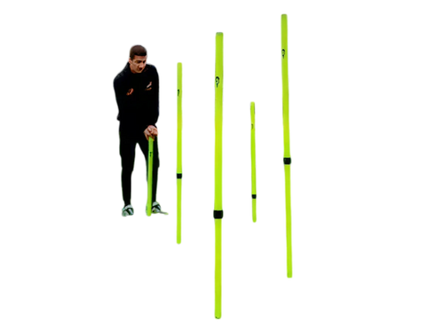 Adjustable slalom pole