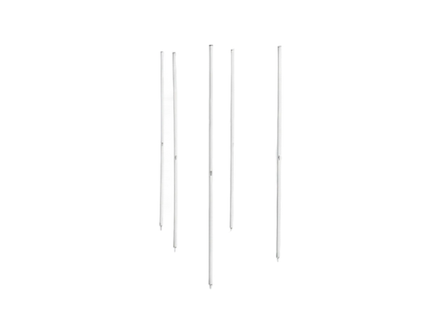 Set of 5 slalom poles with spike
