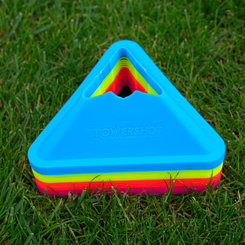 Pack of 20 triangular cones Powershot