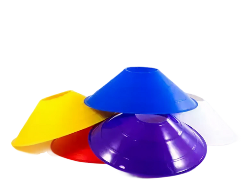 Set of 100 boundary cones - 6cm x 20cm with carrying stand netsportique