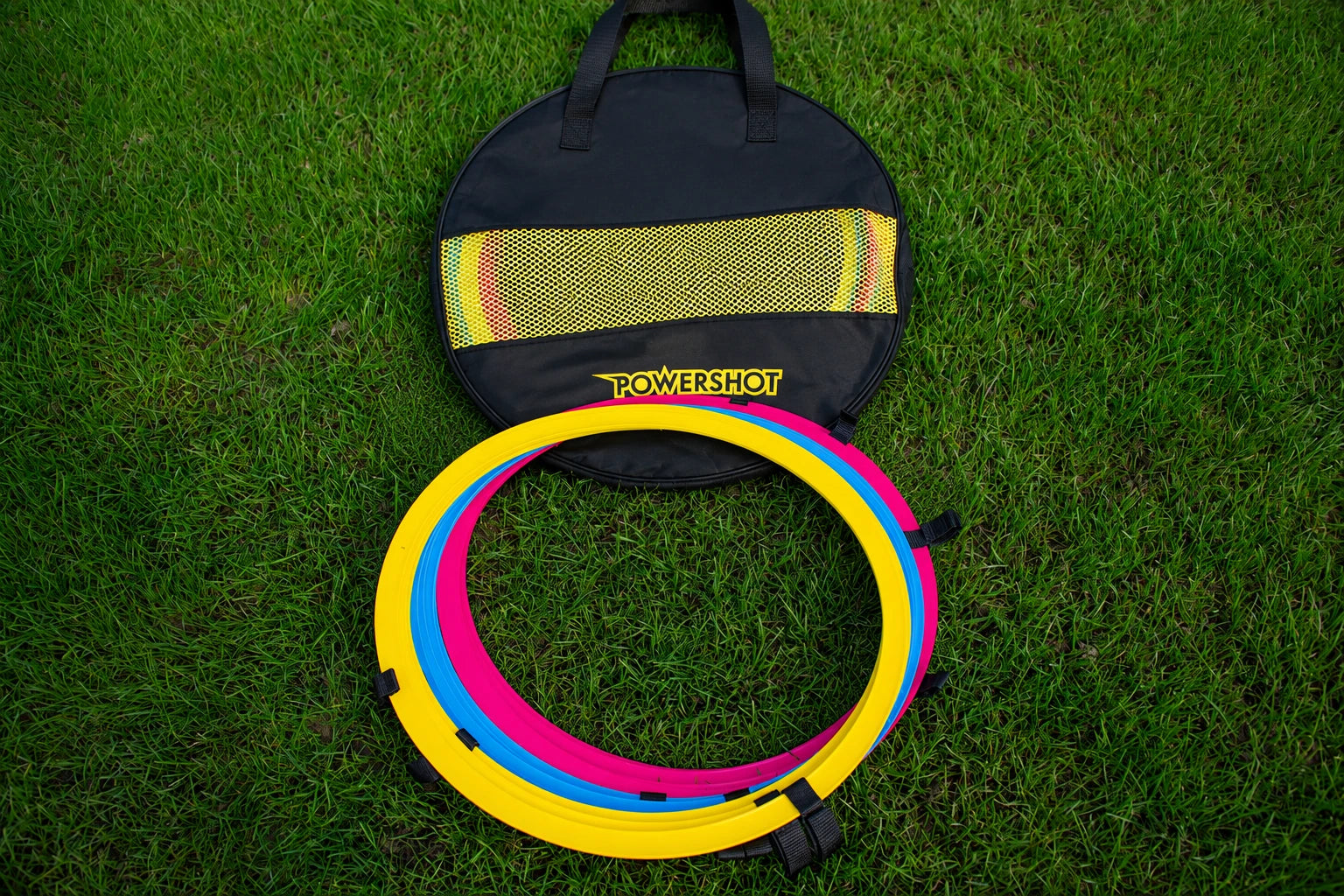 Flat speed agility rings - set of 12 in a bag