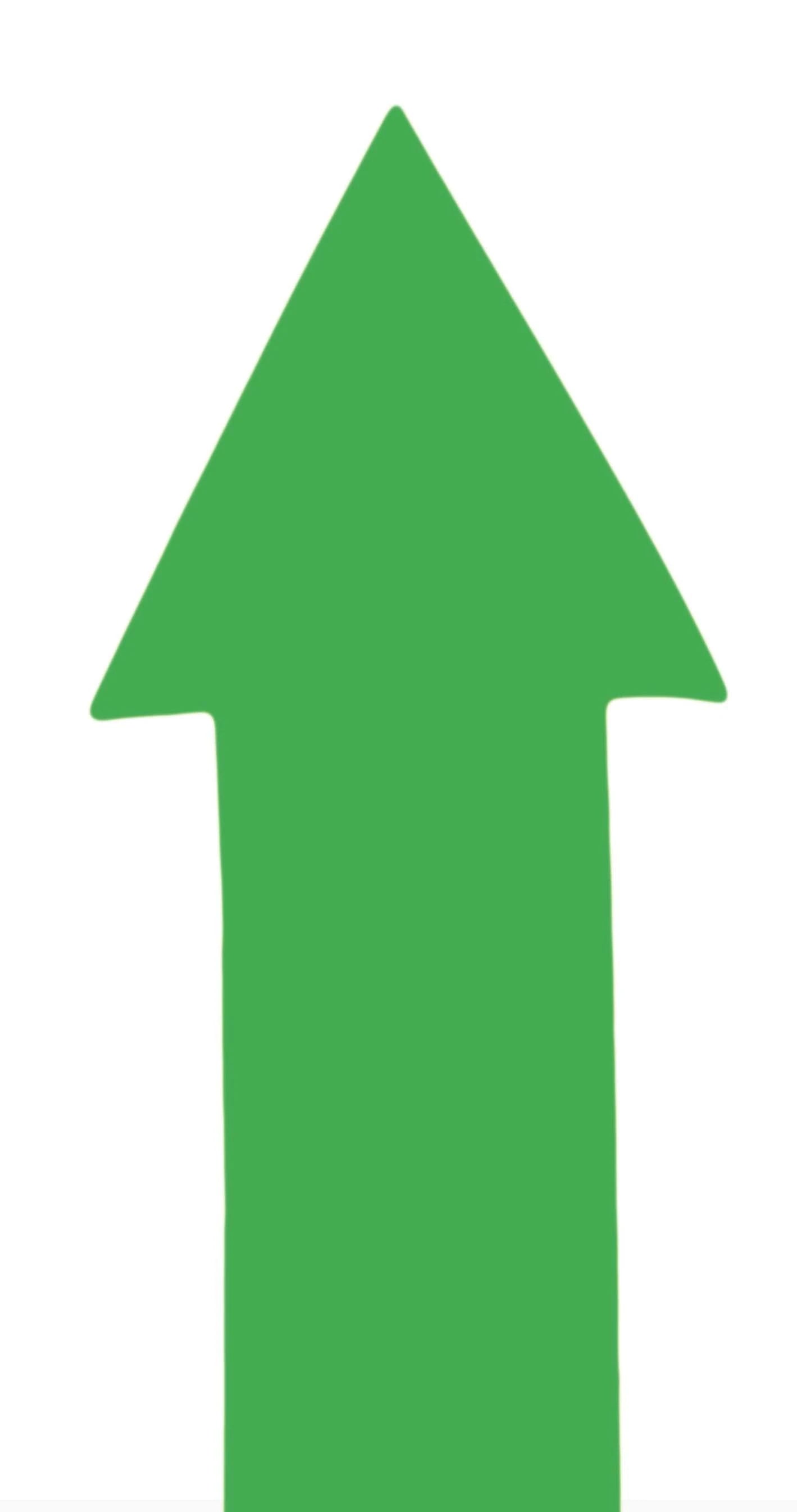 Set of 4 arrow floor markers