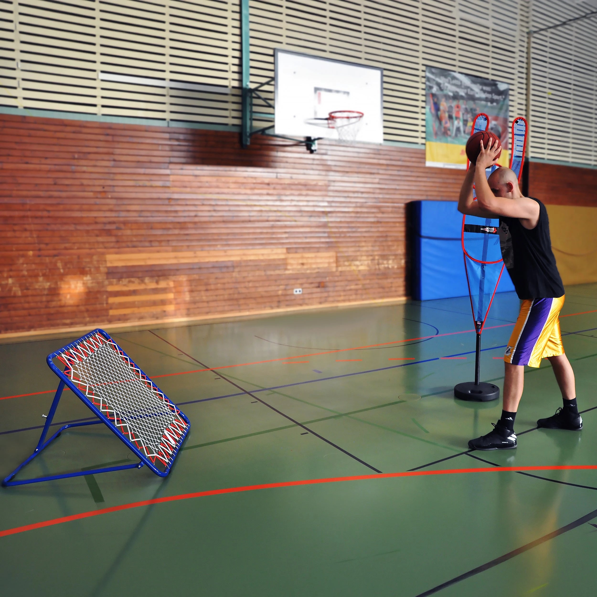 Adjustable Football Rebounder - 1m x 1m Powershot