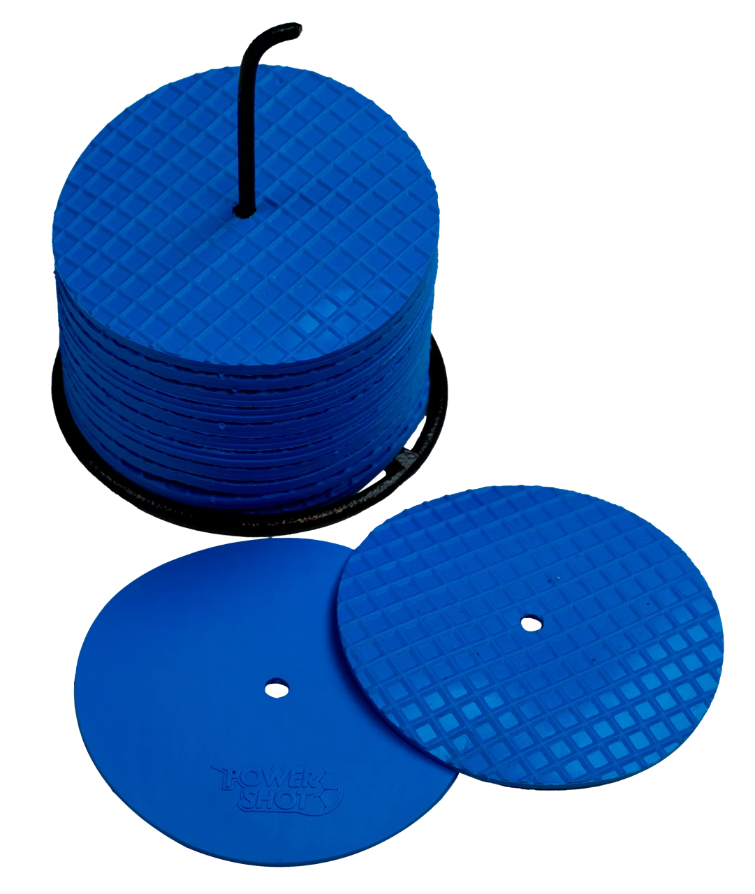 Set of 24 small marking discs diameter with stand and carry bag