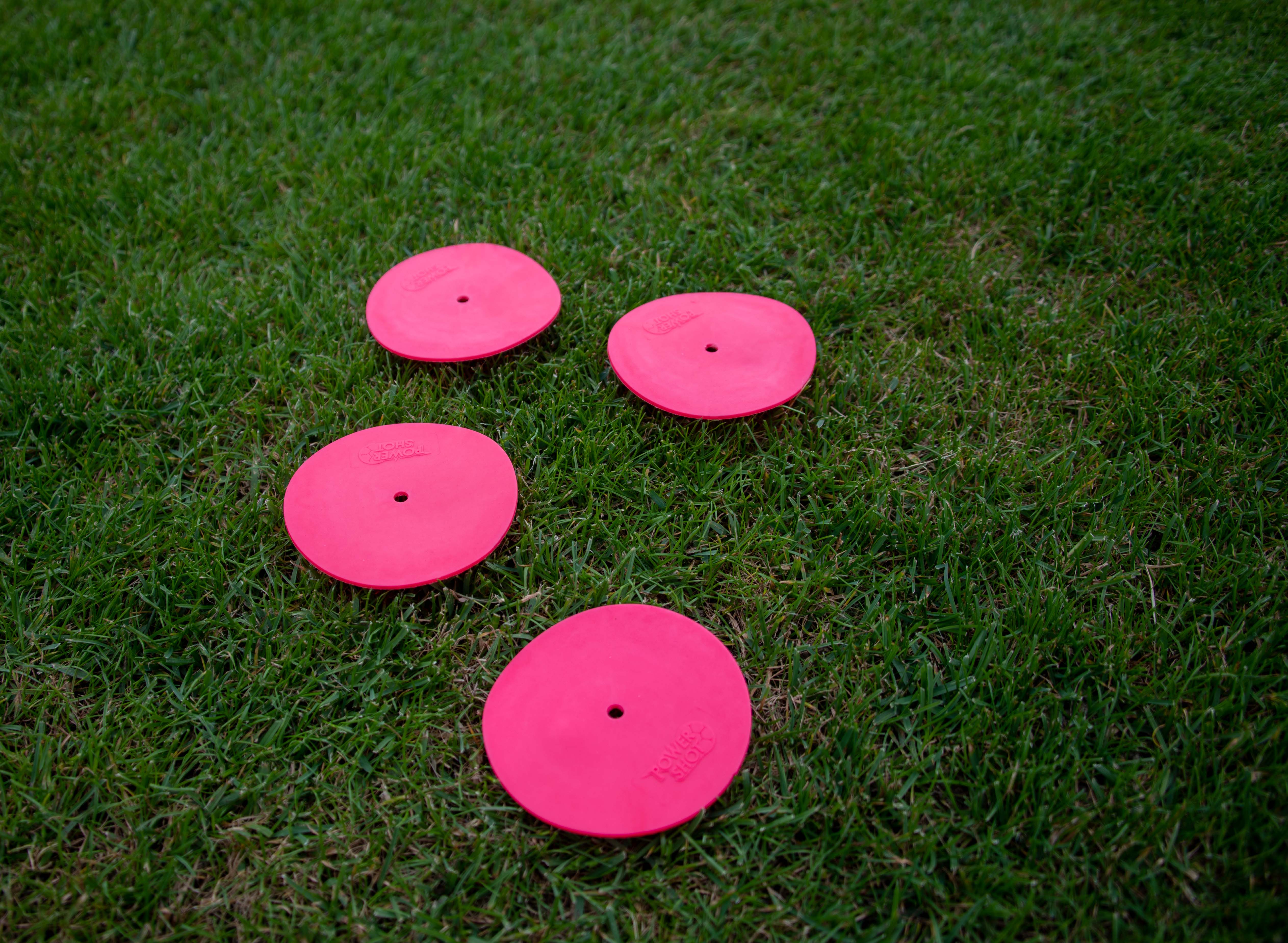 Set of 24 small marking discs diameter with stand and carry bag