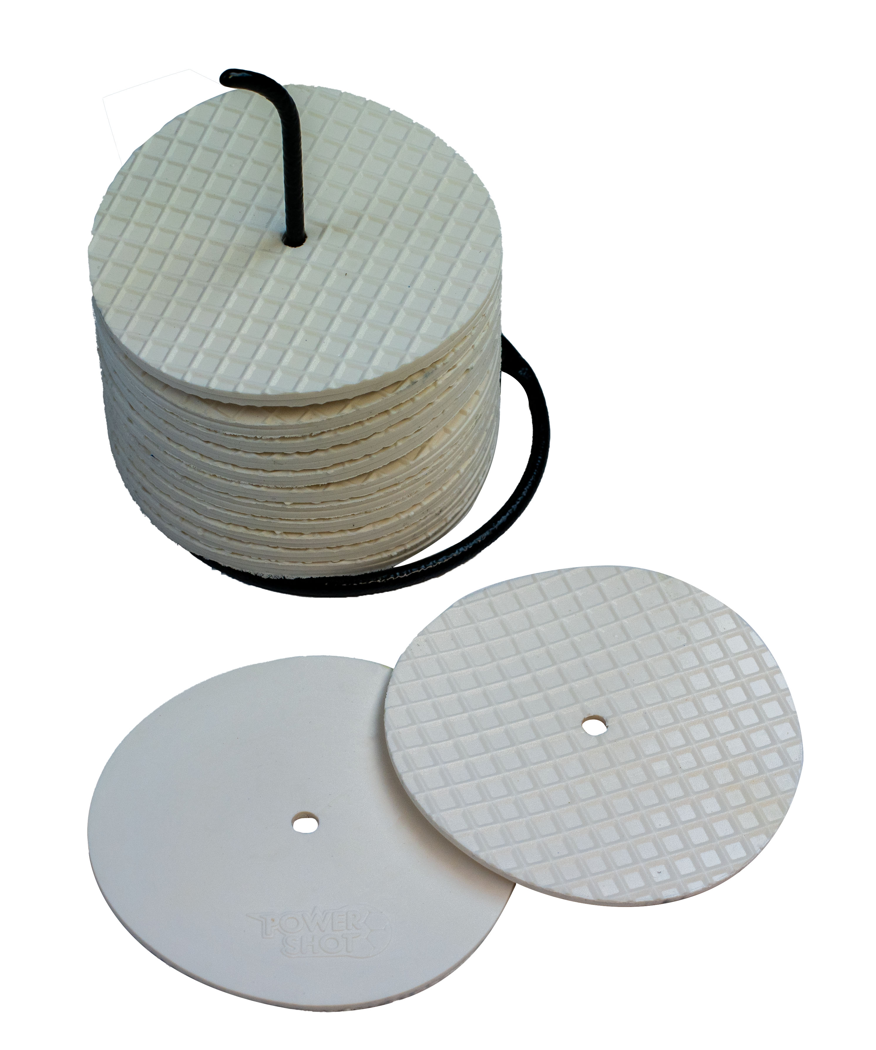 Set of 24 small marking discs diameter with stand and carry bag
