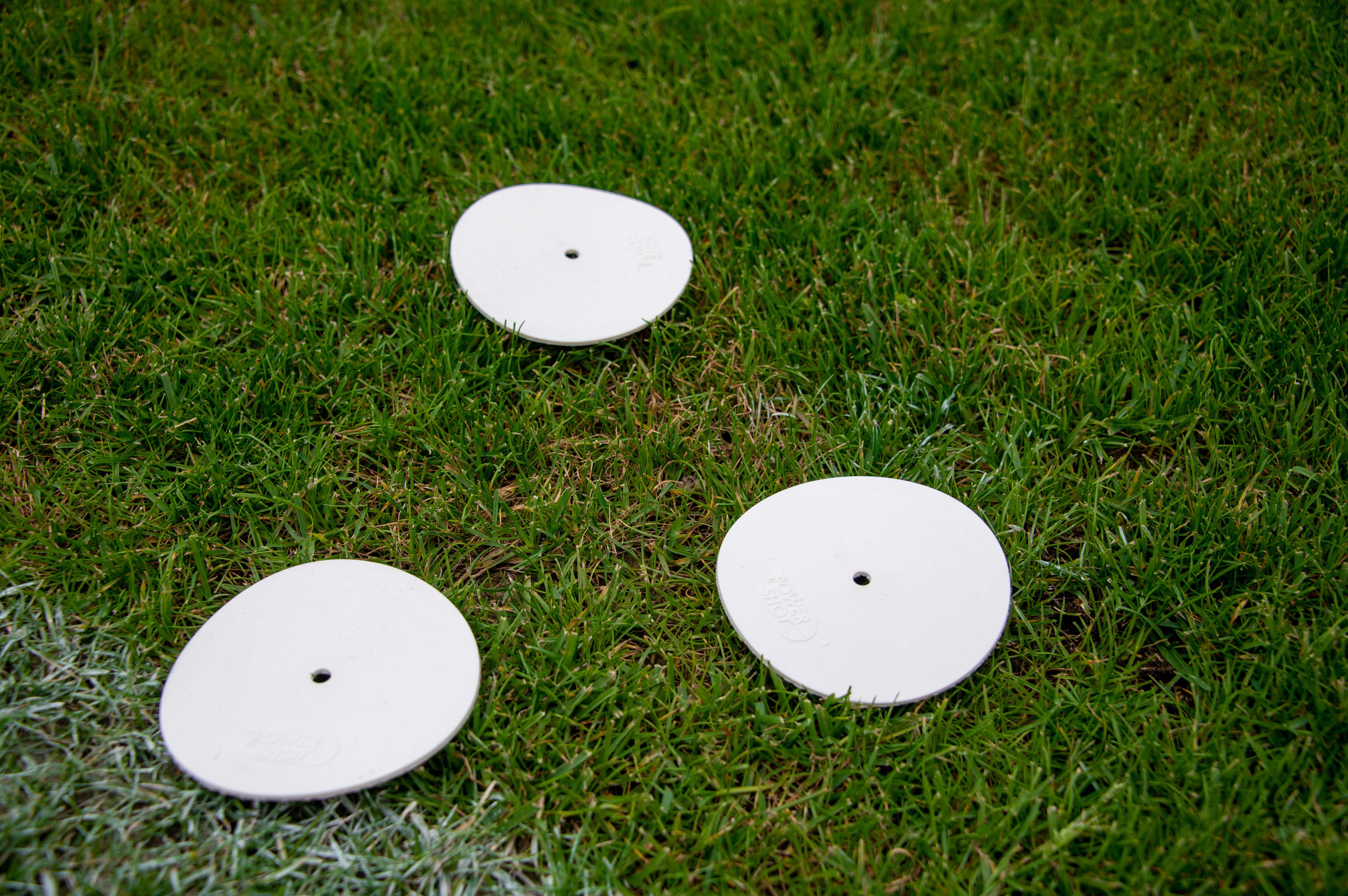 Set of 24 small marking discs diameter with stand and carry bag