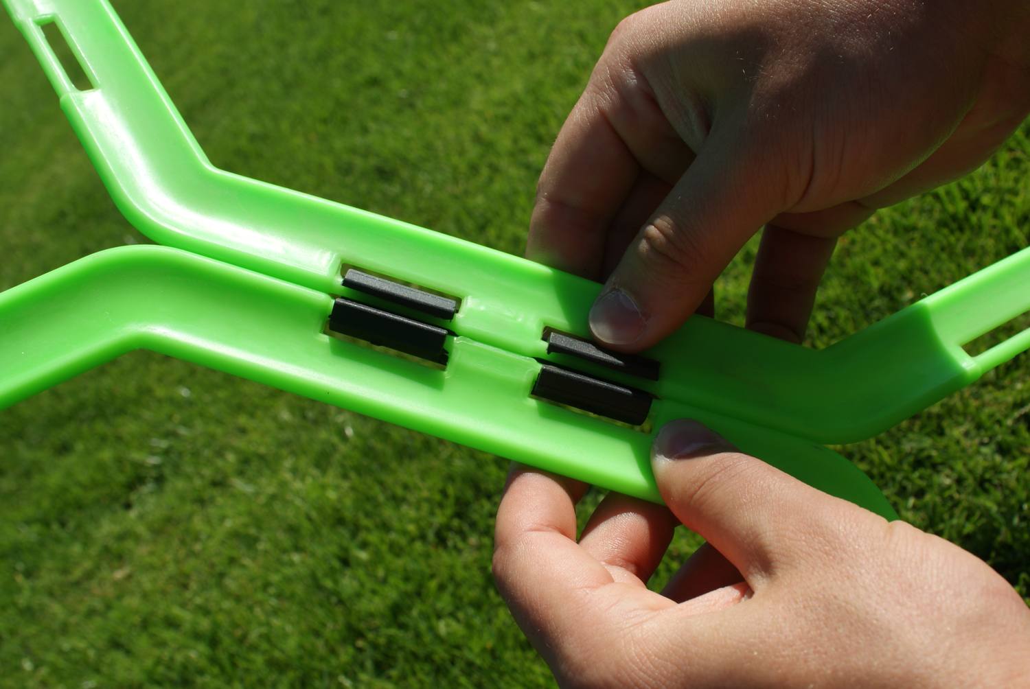 Octagonal agility ladder with carry bag