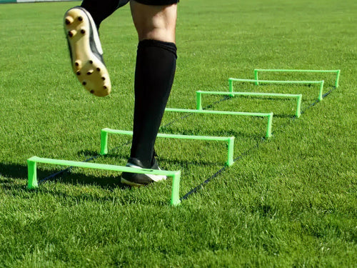 Foldable agility ladder with carry bag